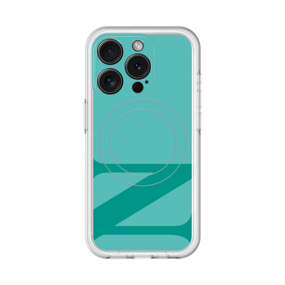 スリムプロテクションプレミアムケース with MagSafe［ オリジナル - initial color - N light green ］