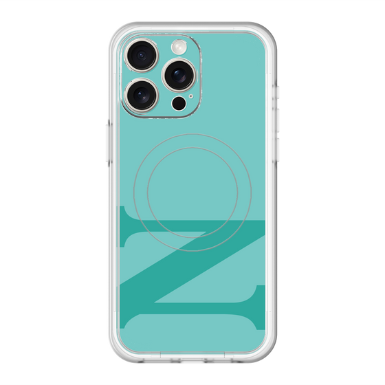 スリムプロテクションプレミアムケース with MagSafe［ オリジナル - initial color - N light green ］