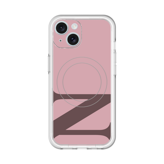 スリムプロテクションプレミアムケース with MagSafe［ オリジナル - initial color - N dusty pink ］