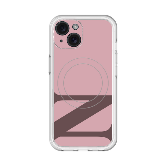 スリムプロテクションプレミアムケース with MagSafe［ オリジナル - initial color - N dusty pink ］