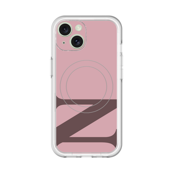 スリムプロテクションプレミアムケース with MagSafe［ オリジナル - initial color - N dusty pink ］