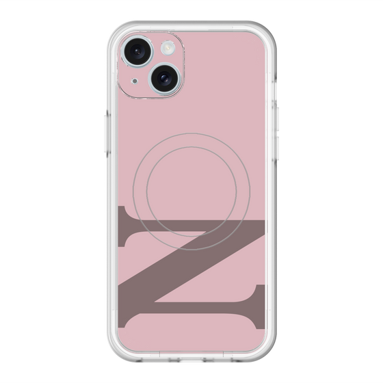 スリムプロテクションプレミアムケース with MagSafe［ オリジナル - initial color - N dusty pink ］