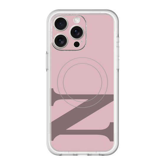 スリムプロテクションプレミアムケース with MagSafe［ オリジナル - initial color - N dusty pink ］