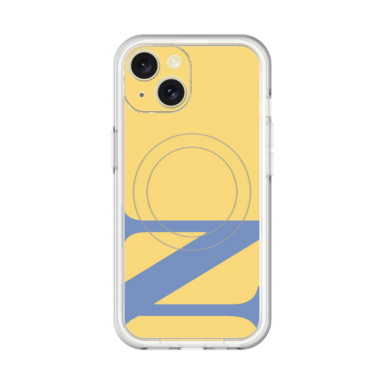 スリムプロテクションプレミアムケース with MagSafe［ オリジナル - initial color - N yellow ］