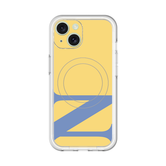 スリムプロテクションプレミアムケース with MagSafe［ オリジナル - initial color - N yellow ］