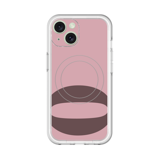 スリムプロテクションプレミアムケース with MagSafe［ オリジナル - initial color - O dusty pink ］