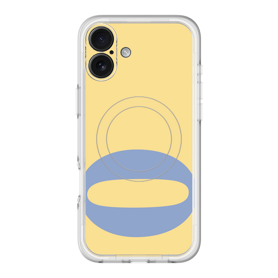 スリムプロテクションプレミアムケース with MagSafe［ オリジナル - initial color - O yellow ］