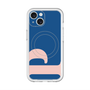 スリムプロテクションプレミアムケース with MagSafe［ オリジナル - initial color - P navy ］