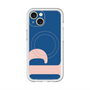 スリムプロテクションプレミアムケース with MagSafe［ オリジナル - initial color - P navy ］
