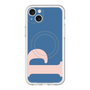 スリムプロテクションプレミアムケース with MagSafe［ オリジナル - initial color - P navy ］