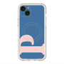 スリムプロテクションプレミアムケース with MagSafe［ オリジナル - initial color - P navy ］