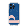 スリムプロテクションプレミアムケース with MagSafe［ オリジナル - initial color - P navy ］