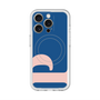 スリムプロテクションプレミアムケース with MagSafe［ オリジナル - initial color - P navy ］