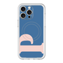 スリムプロテクションプレミアムケース with MagSafe［ オリジナル - initial color - P navy ］