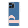 スリムプロテクションプレミアムケース with MagSafe［ オリジナル - initial color - P navy ］