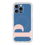 スリムプロテクションプレミアムケース with MagSafe［ オリジナル - initial color - P navy ］