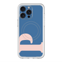 スリムプロテクションプレミアムケース with MagSafe［ オリジナル - initial color - P navy ］
