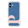 スリムプロテクションプレミアムケース with MagSafe［ オリジナル - initial color - P navy ］
