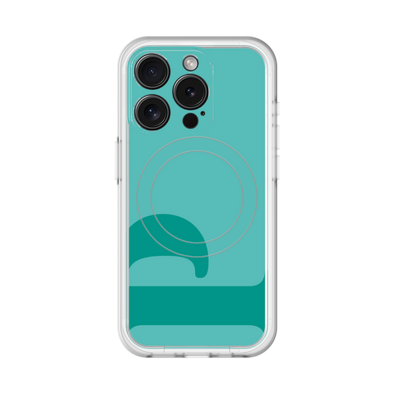 スリムプロテクションプレミアムケース with MagSafe［ オリジナル - initial color - P light green ］