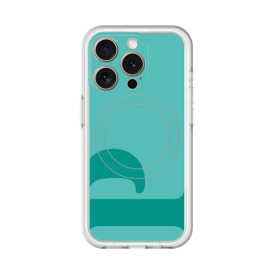 スリムプロテクションプレミアムケース with MagSafe［ オリジナル - initial color - P light green ］
