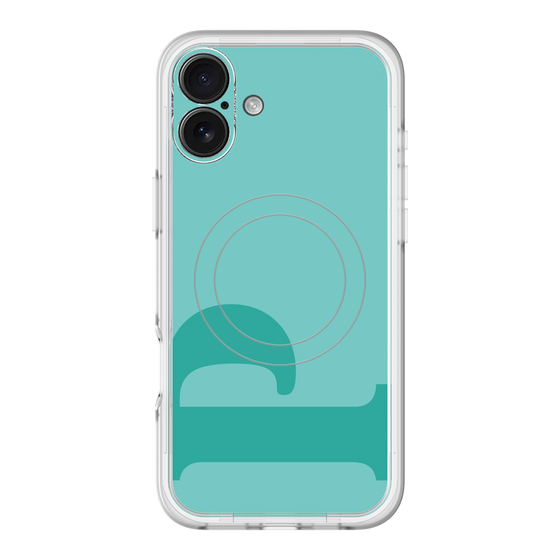 スリムプロテクションプレミアムケース with MagSafe［ オリジナル - initial color - P light green ］