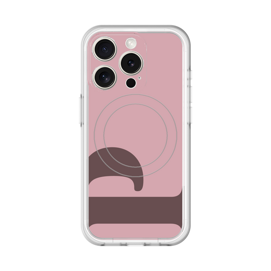 スリムプロテクションプレミアムケース with MagSafe［ オリジナル - initial color - P dusty pink ］