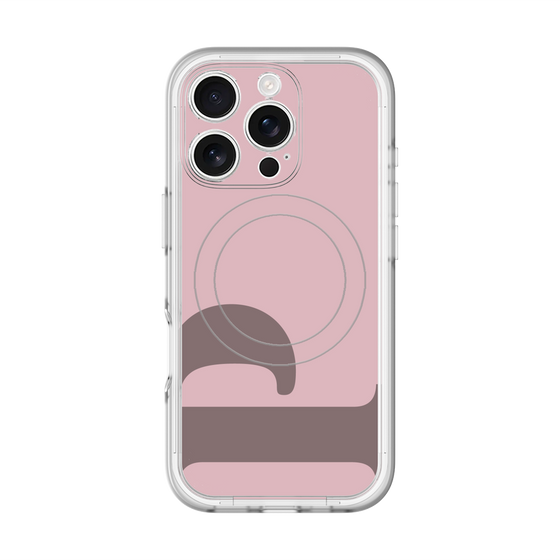 スリムプロテクションプレミアムケース with MagSafe［ オリジナル - initial color - P dusty pink ］
