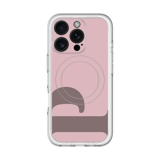 スリムプロテクションプレミアムケース with MagSafe［ オリジナル - initial color - P dusty pink ］