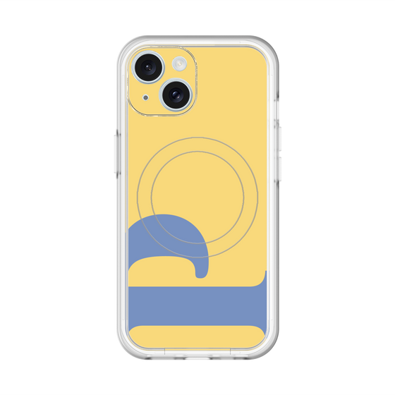 スリムプロテクションプレミアムケース with MagSafe［ オリジナル - initial color - P yellow ］