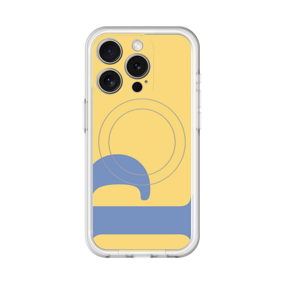 スリムプロテクションプレミアムケース with MagSafe［ オリジナル - initial color - P yellow ］