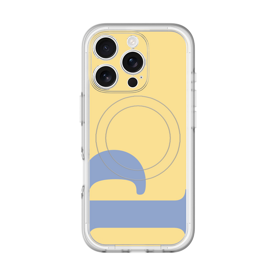 スリムプロテクションプレミアムケース with MagSafe［ オリジナル - initial color - P yellow ］