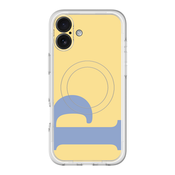 スリムプロテクションプレミアムケース with MagSafe［ オリジナル - initial color - P yellow ］