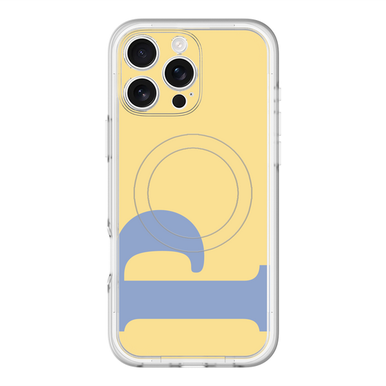 スリムプロテクションプレミアムケース with MagSafe［ オリジナル - initial color - P yellow ］