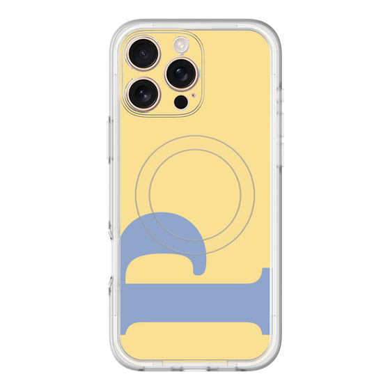 スリムプロテクションプレミアムケース with MagSafe［ オリジナル - initial color - P yellow ］
