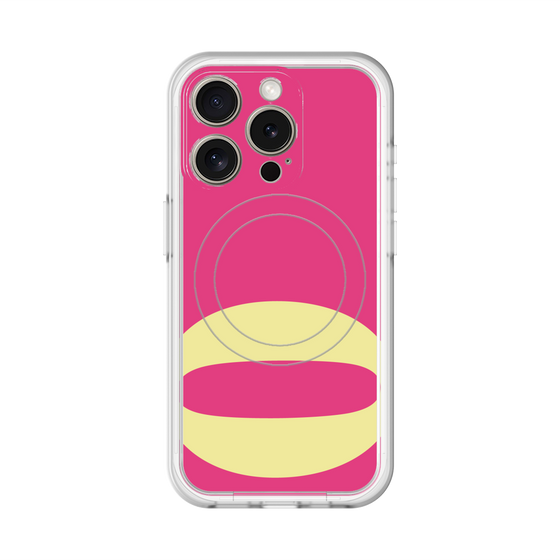 スリムプロテクションプレミアムケース with MagSafe［ オリジナル - initial color - Q pink ］