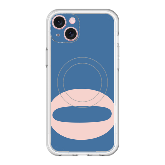 スリムプロテクションプレミアムケース with MagSafe［ オリジナル - initial color - Q navy ］