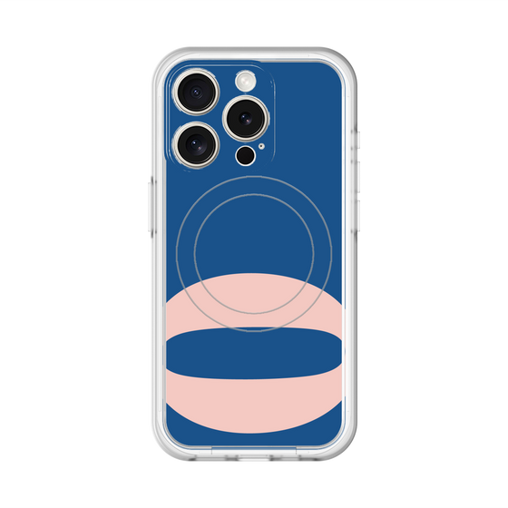 スリムプロテクションプレミアムケース with MagSafe［ オリジナル - initial color - Q navy ］