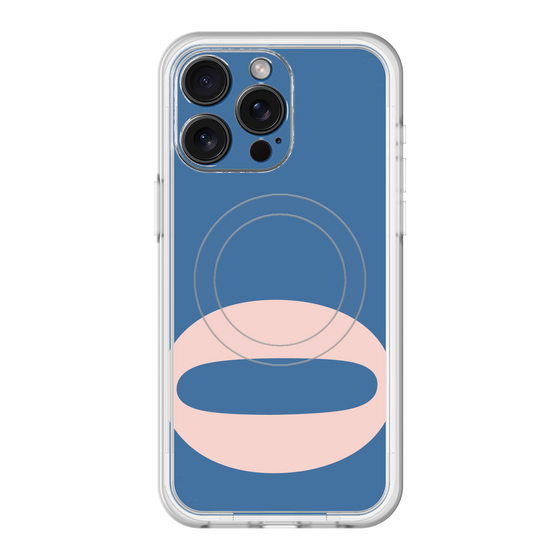 スリムプロテクションプレミアムケース with MagSafe［ オリジナル - initial color - Q navy ］