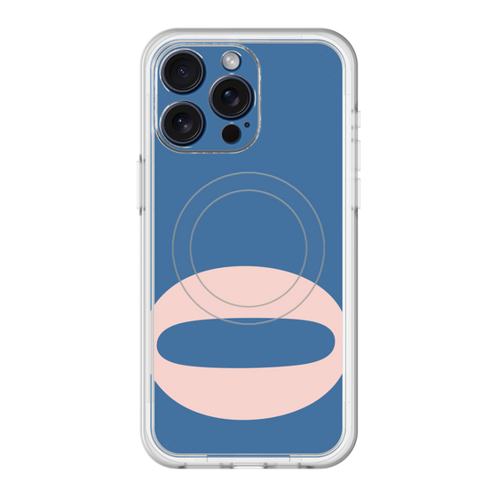 スリムプロテクションプレミアムケース with MagSafe［ オリジナル - initial color - Q navy ］