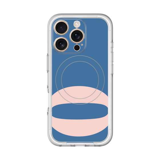 スリムプロテクションプレミアムケース with MagSafe［ オリジナル - initial color - Q navy ］
