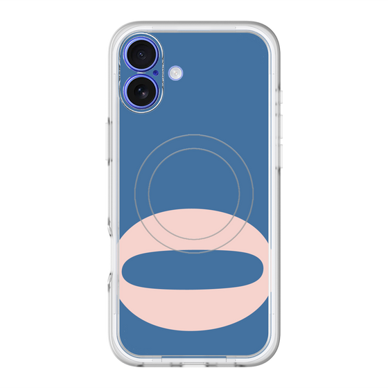 スリムプロテクションプレミアムケース with MagSafe［ オリジナル - initial color - Q navy ］