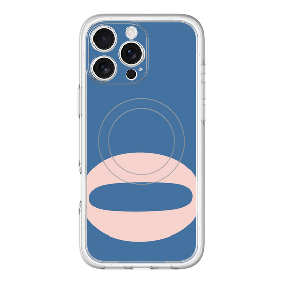 スリムプロテクションプレミアムケース with MagSafe［ オリジナル - initial color - Q navy ］