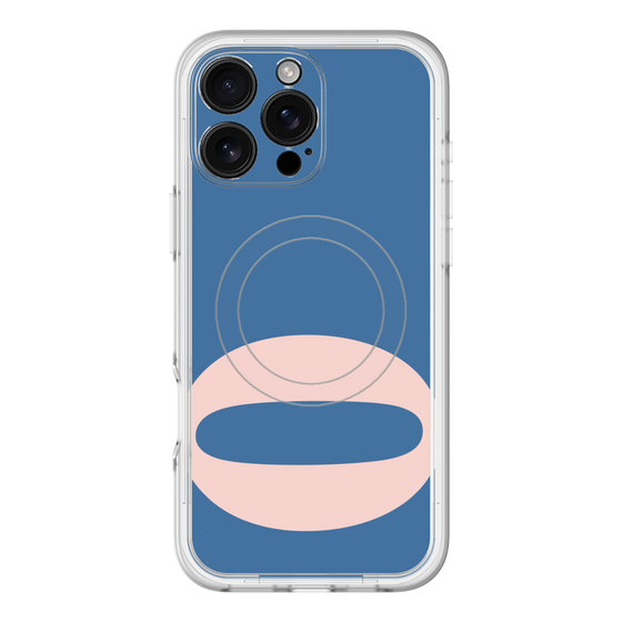 スリムプロテクションプレミアムケース with MagSafe［ オリジナル - initial color - Q navy ］