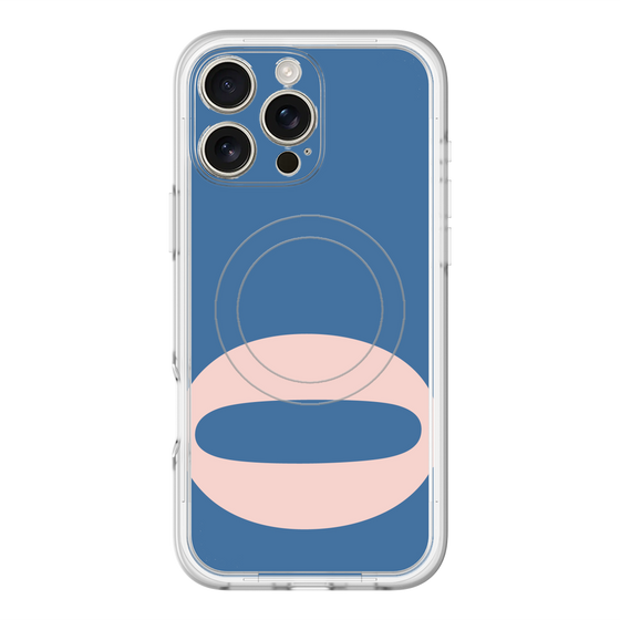 スリムプロテクションプレミアムケース with MagSafe［ オリジナル - initial color - Q navy ］