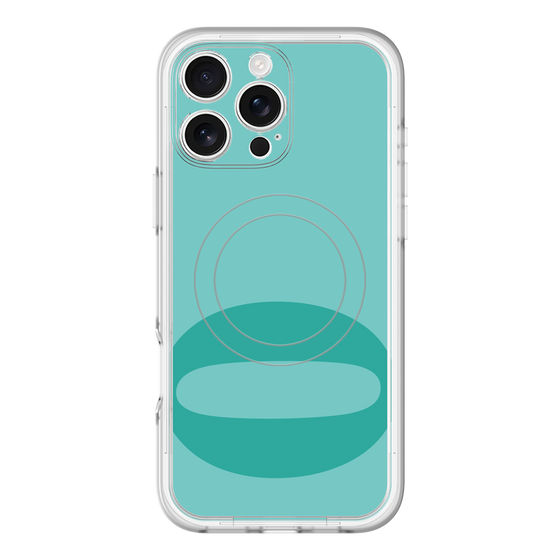 スリムプロテクションプレミアムケース with MagSafe［ オリジナル - initial color - Q light green ］