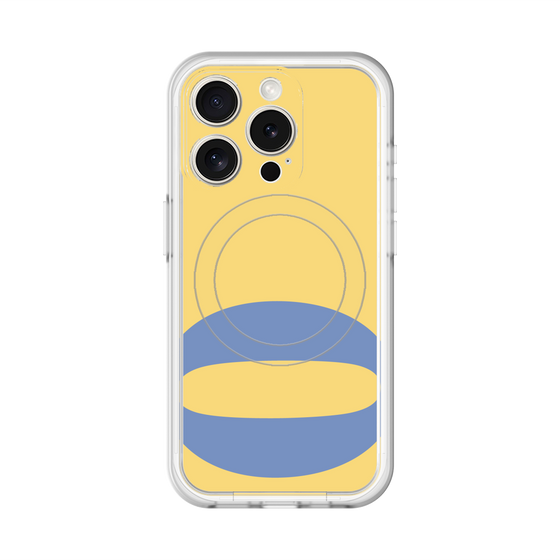 スリムプロテクションプレミアムケース with MagSafe［ オリジナル - initial color - Q yellow ］