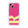 スリムプロテクションプレミアムケース with MagSafe［ オリジナル - initial color - R pink ］