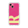 スリムプロテクションプレミアムケース with MagSafe［ オリジナル - initial color - R pink ］