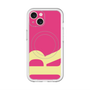 スリムプロテクションプレミアムケース with MagSafe［ オリジナル - initial color - R pink ］