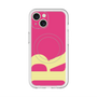スリムプロテクションプレミアムケース with MagSafe［ オリジナル - initial color - R pink ］